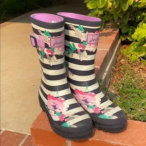 Girls Joules rain boots